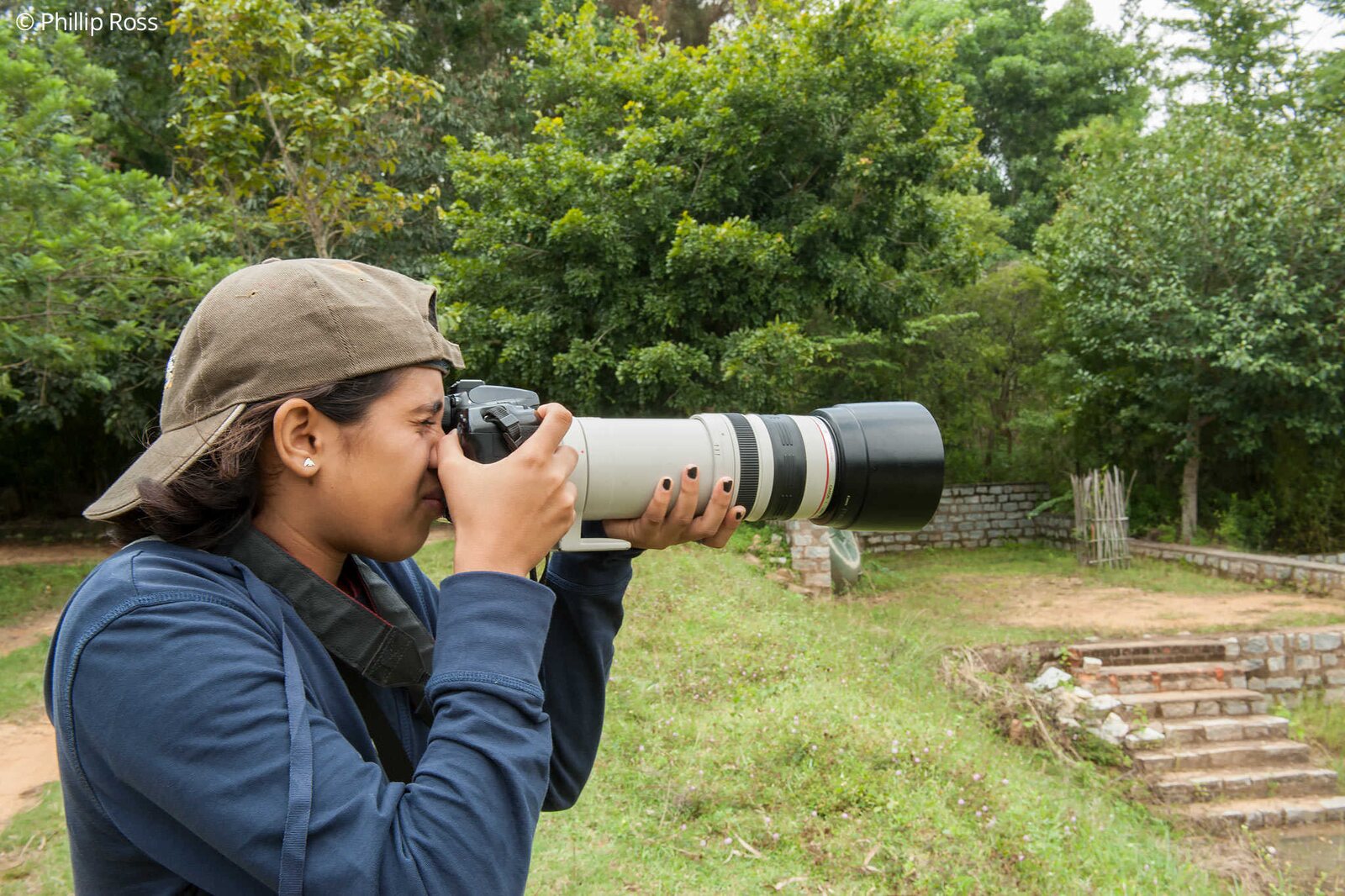 Kids photographing birds on our Bird Photography Workshop in Bangalore